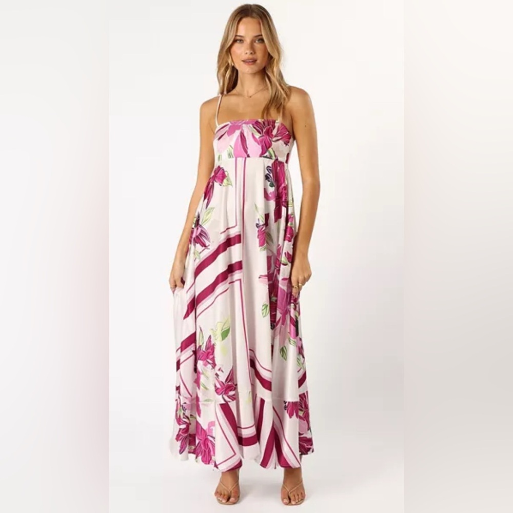 Wendy Maxi Dress - Purple Floral